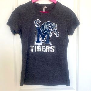 Memphis Tigers‎ Women's V Neck T Shirt